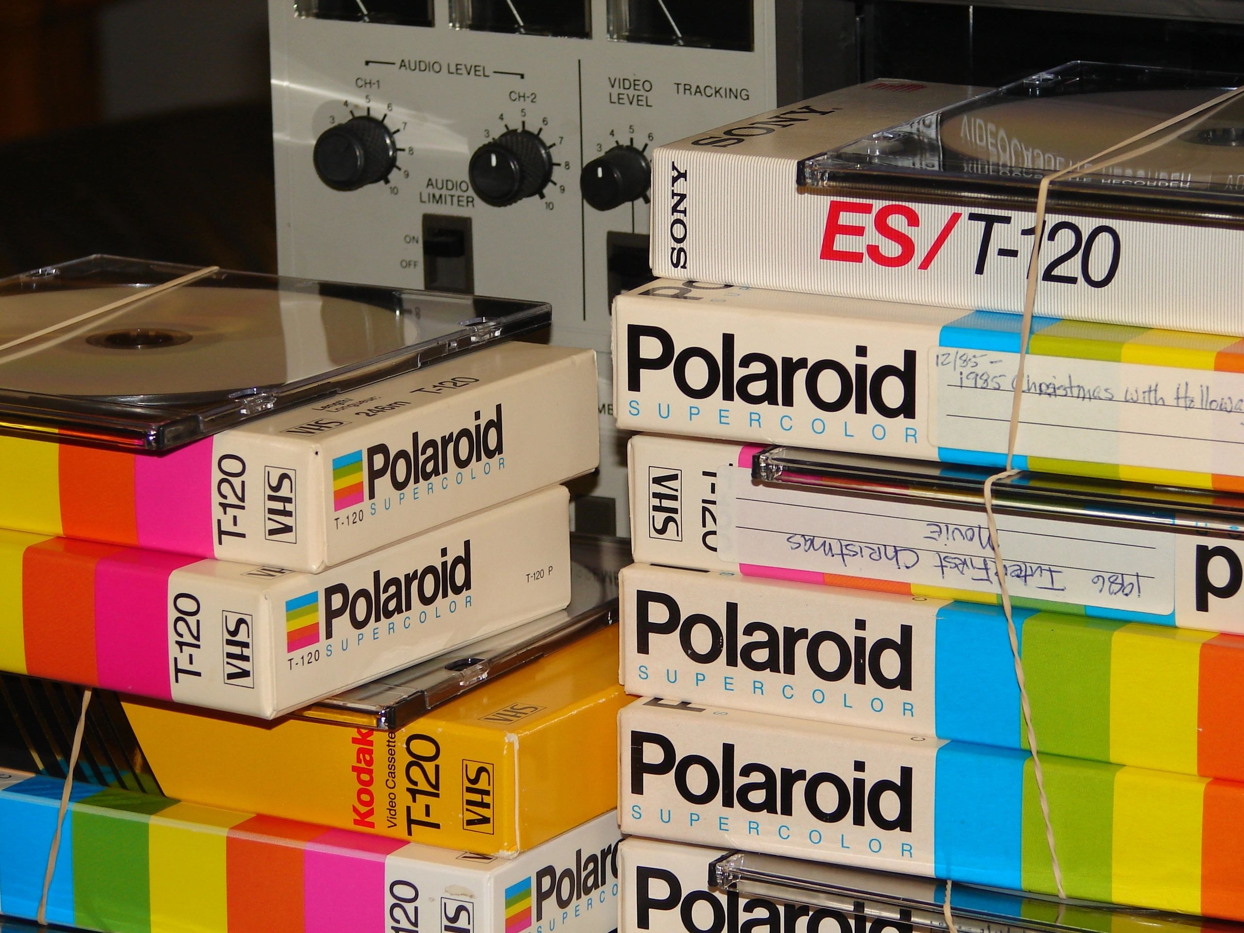 Vintage tape collection