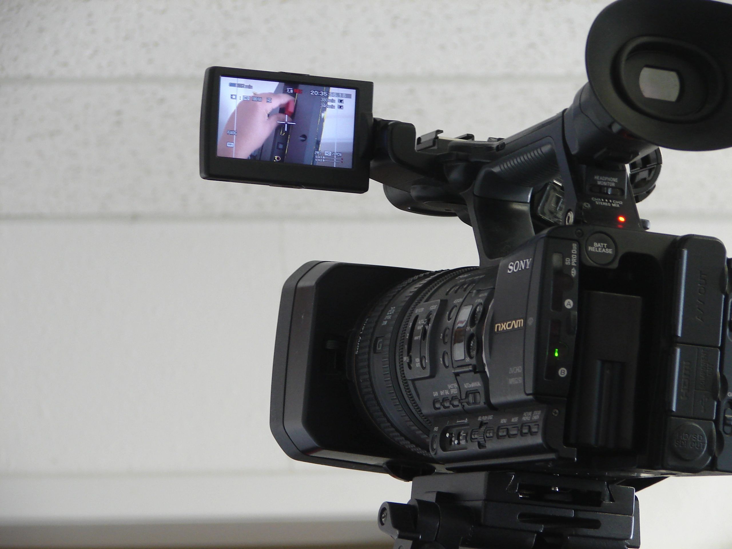 Professional video camera